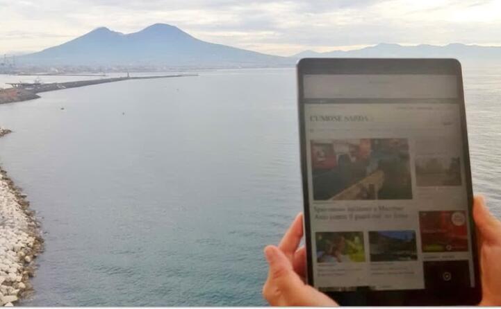 l unione sarda con i lettori in giro per il mondo (napoli)