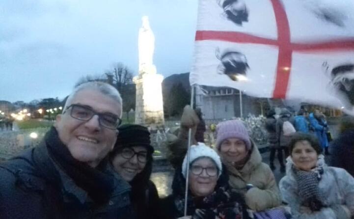la delegazione sarda in visita a lourdes foto inviata da angela concas