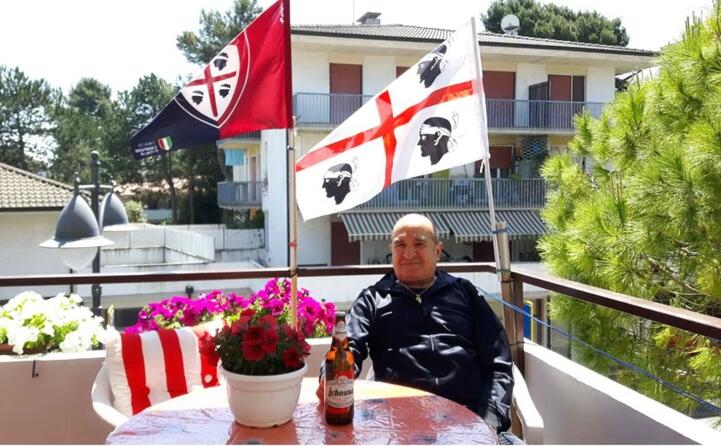 marco bandino da san gavino monreale e la sua terrazza tutta sarda a grado in provincia di gorizia