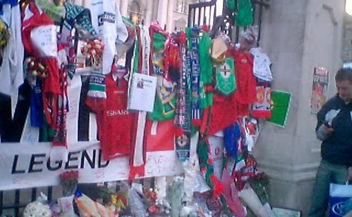 belfast dopo la morte del calciatore