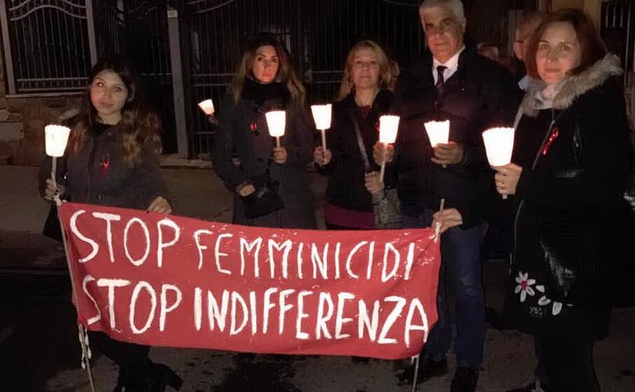 la fiaccolata a capoterra (foto ivan murgana)