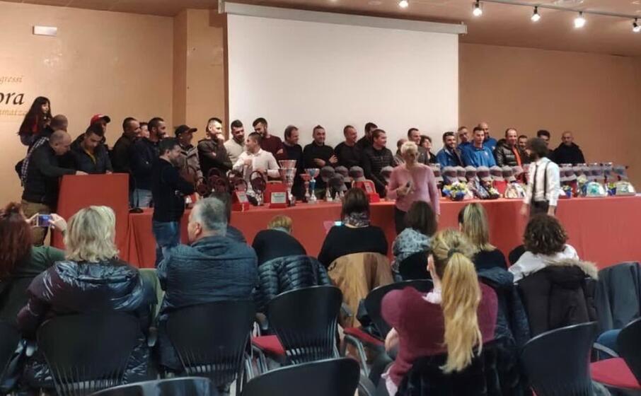 le premiazioni del campionato regionale acisport slalom (l unione sarda foto chessa)
