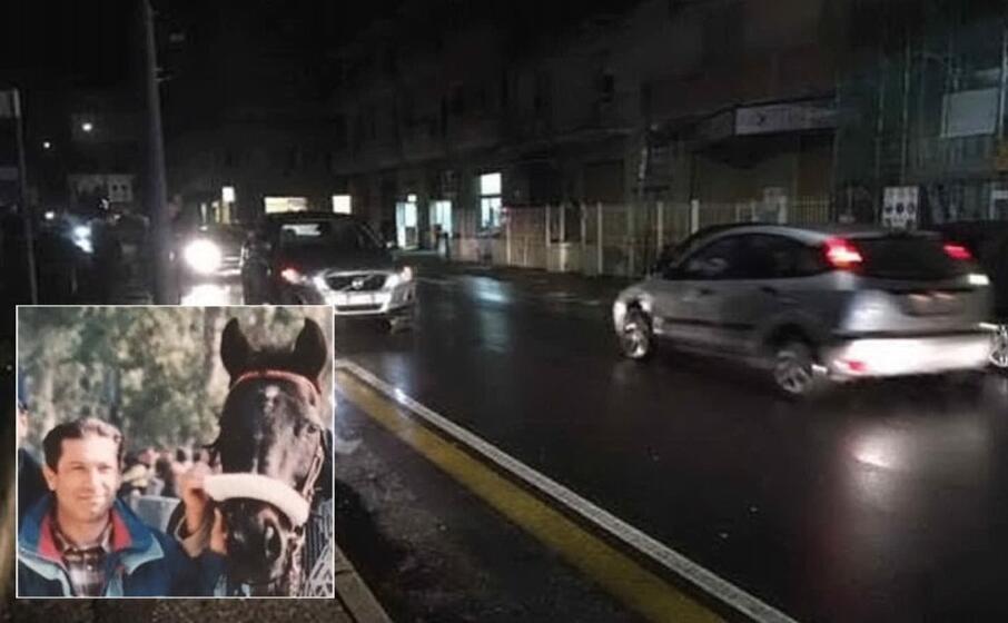 il luogo dell incidente nel riquadro la vittima