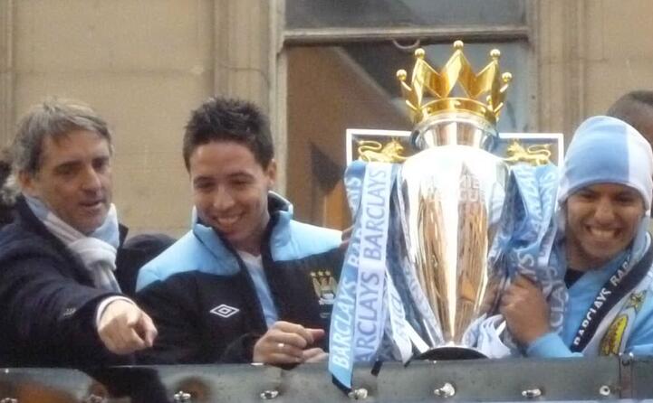la conquista della premier league mancini nasri e aguero