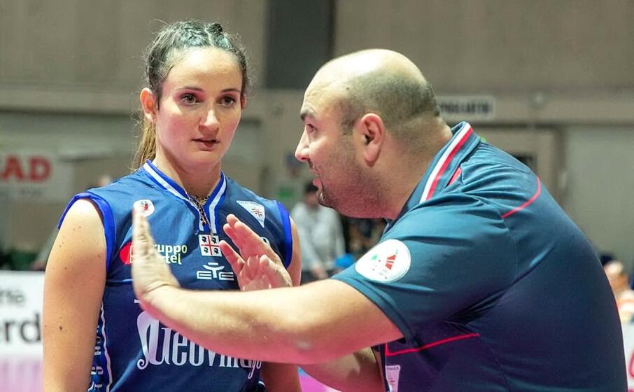 francesca bonciani al time out col coach emiliano (foto ilenia giagnoni)