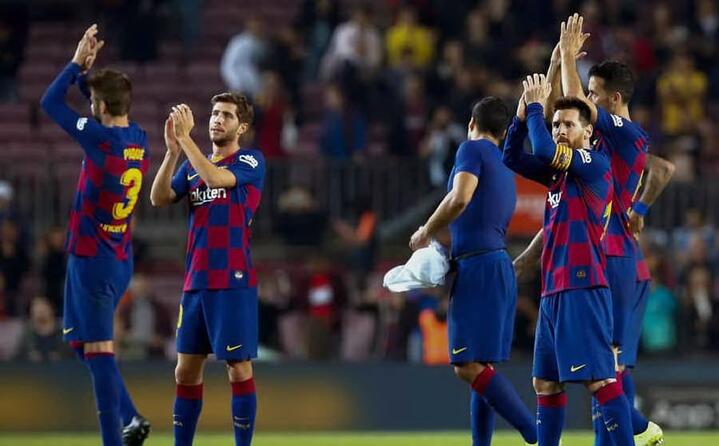 una recente immagine dei blaugrana