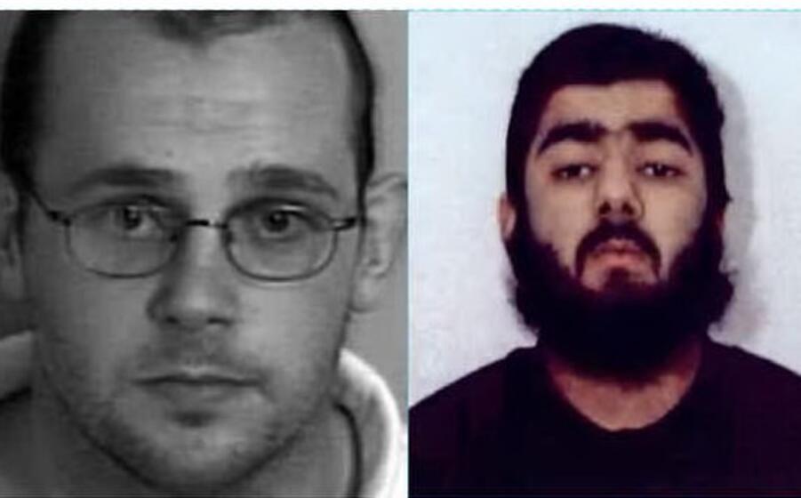 il passante eroe con un passato da killer a destra l assalitore del london bridge (ansa)