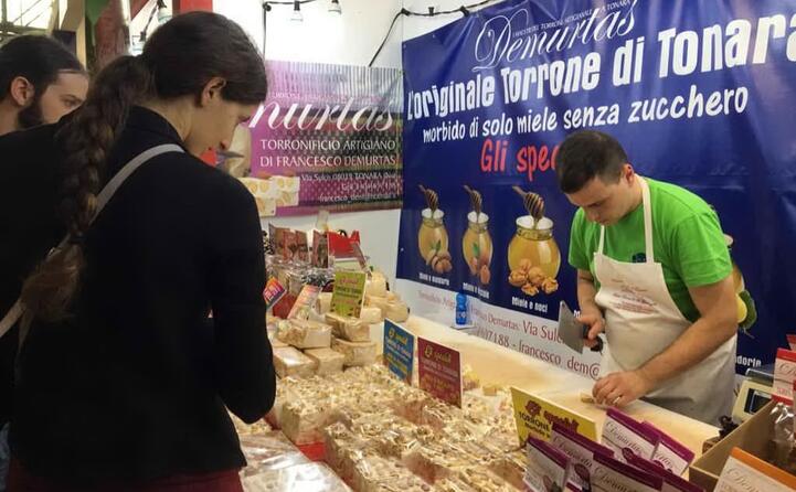 la stand della sardegna ospitato nel padiglione 2