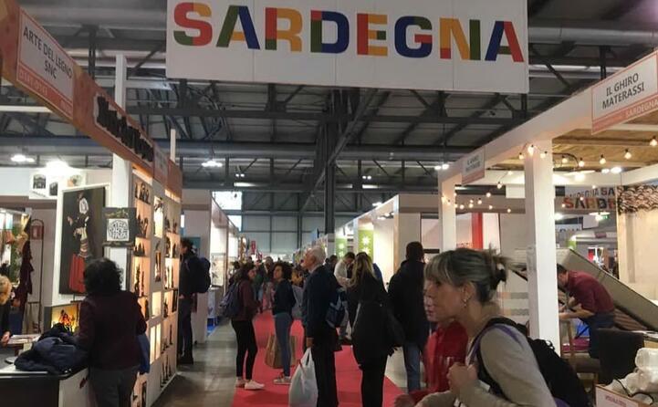 lo stand della regione stato realizzato con materiali ecosostenibili