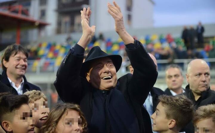 con i piccoli tifosi