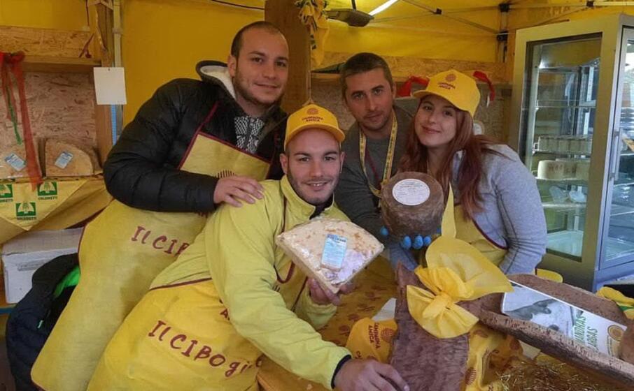 lo stand sardo a matera (foto coldiretti)