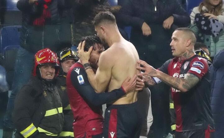cagliari samp 4 3 le immagini della partita