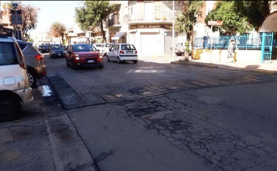 l attraversamento in via marconi (foto g daga)