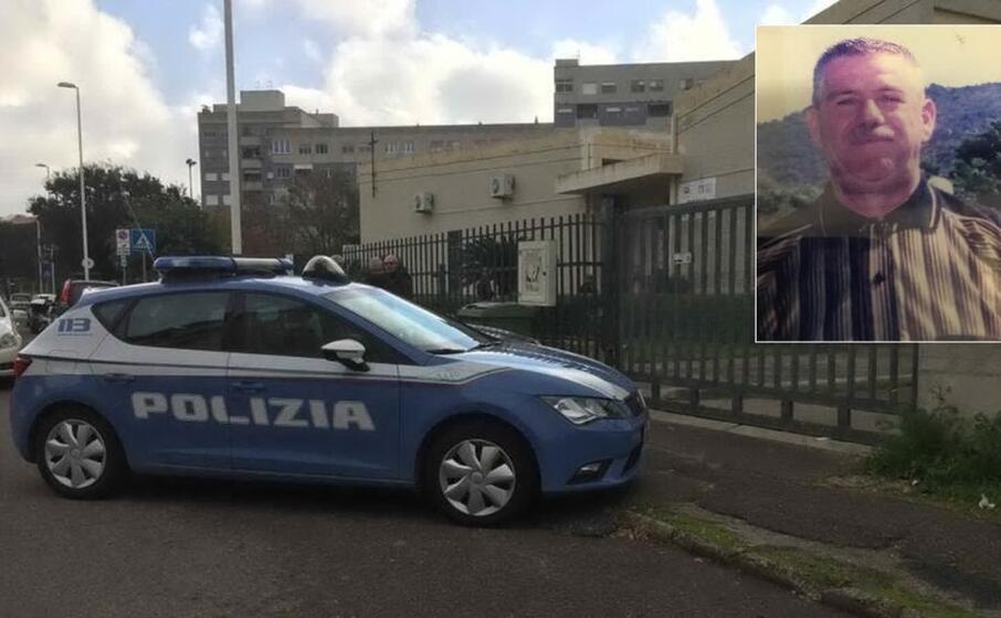 polizia in via crespellani nel riquadro franco matta (foto vercelli)