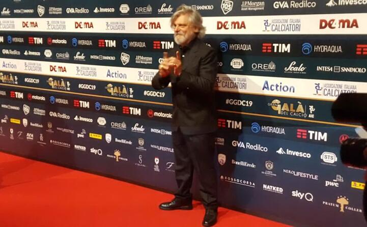 il presidente della samp massimo ferrero