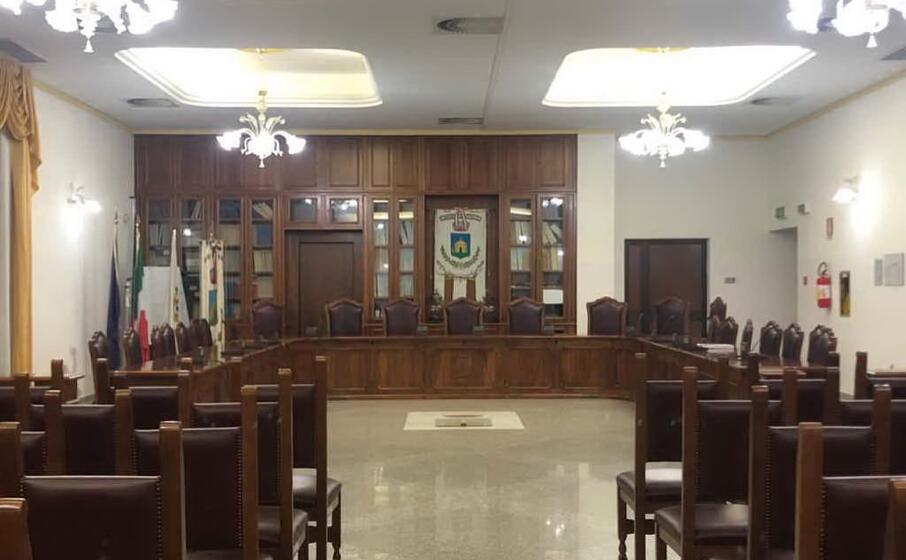 l aula consiliare del comune di quartucciu (foto francesca melis)