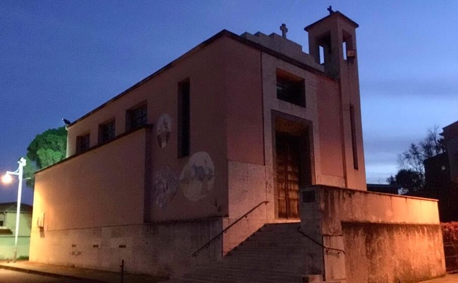 la chiesa di santa barbara a monteponi (foto cinzia simbula)