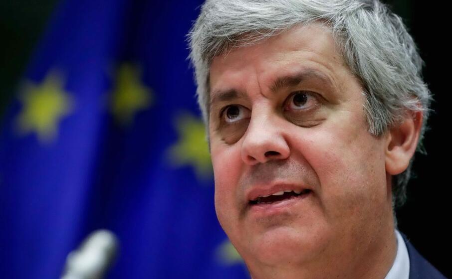 il ministro dell economia portoghese e presidente dell eurogruppo mario centeno (ansa lecocq)