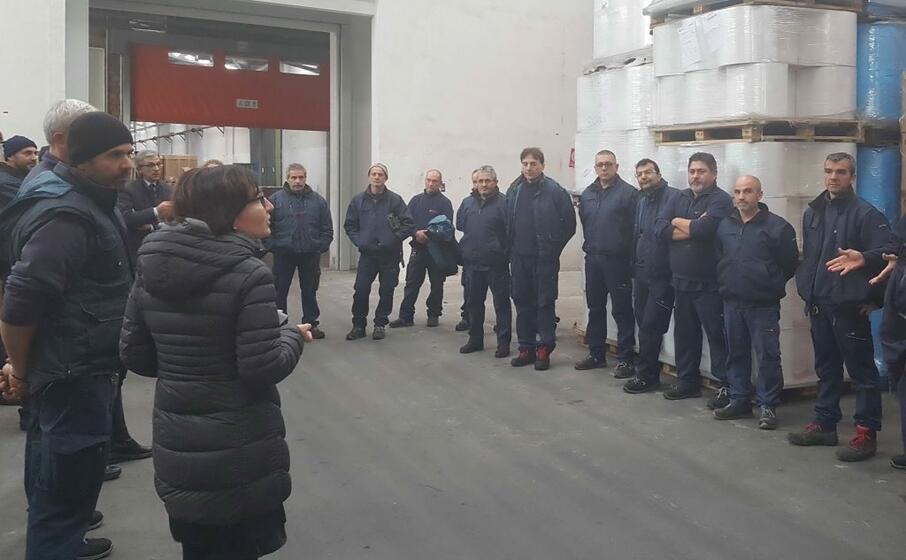 gabriella meloni incontra i dipendenti