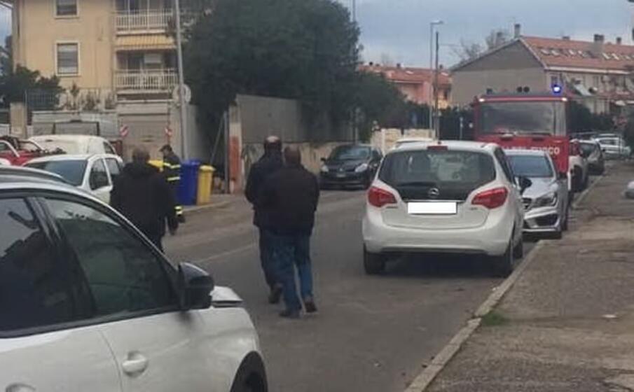 l intervento dei vigili sanitari (foto e sanna)