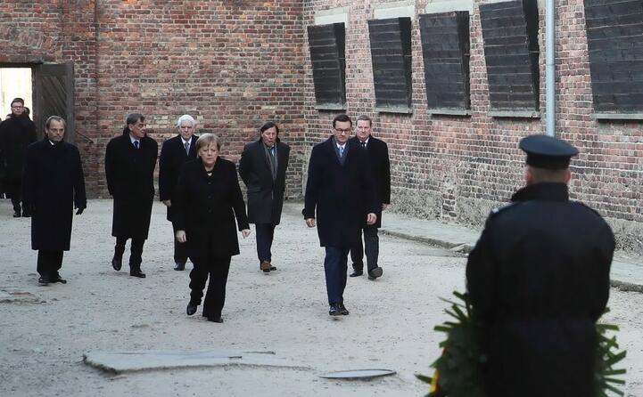 l arrivo della merkel