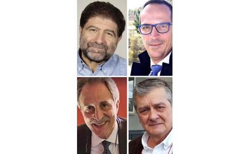 Partendo da in alto a sinistra, in senso orario: Trerotola, Mattia, Tramutoli, Bardi (Ansa)