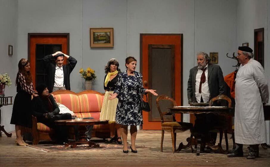 un momento della commedia (foto antonio serreli)