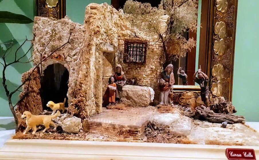 uno dei lavori di cinzia collu in mostra da domani al 7 gennaio