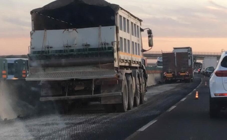 i lavori (foto l unione sarda deidda)