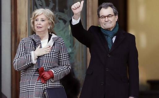 Artur Mas con l'ex ministro catalano Irene Rigau