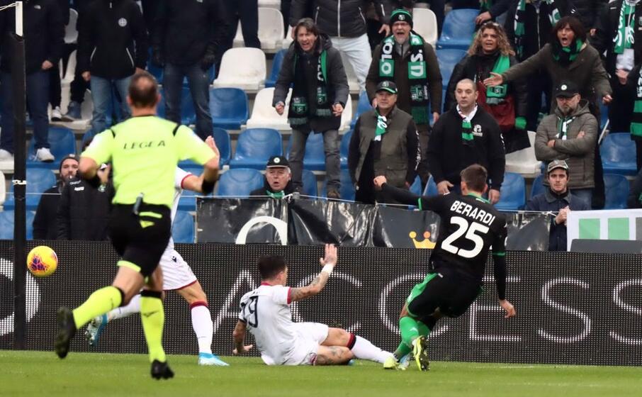 il gol di berardi (ansa campanini)