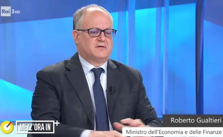 il ministro gualtieri (ansa)