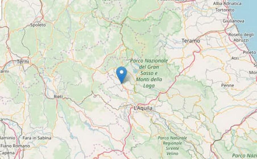 la zona del terremoto (foto ingv)
