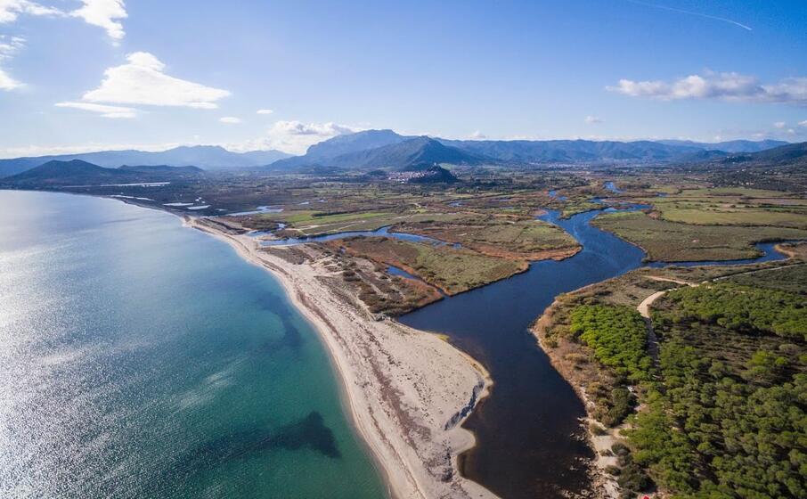 il delta del rio posada all interno del parco di tepilora (foto orunesu)