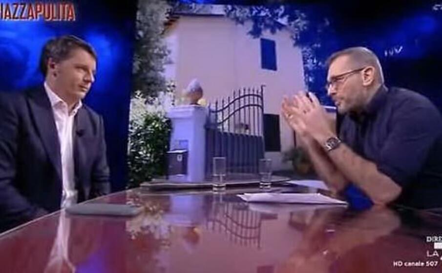 un momento dell intervista (frame piazzapulita)