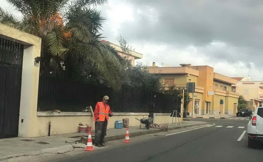 via san salvatore (foto l unione sarda serreli)
