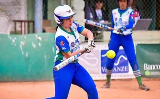 Erika Piras della Nuoro Softball (foto Tiziana Spina)