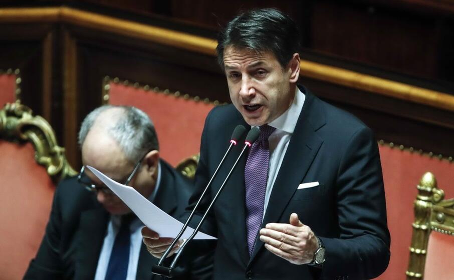 giuseppe conte (ansa)