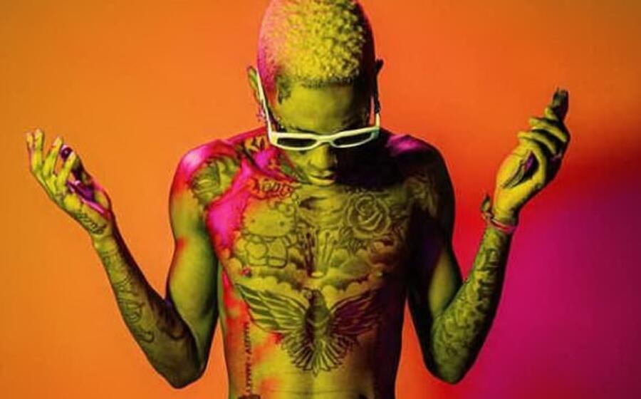 il rapper bellofigo (foto da profilo ufficiale instagram)