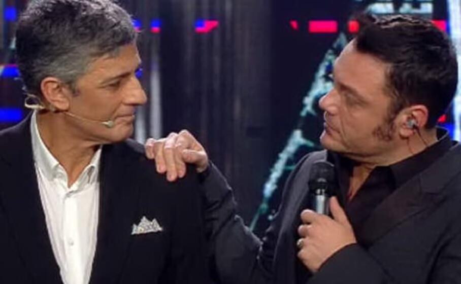 fiorello e tiziano ferro (foto da frame video)