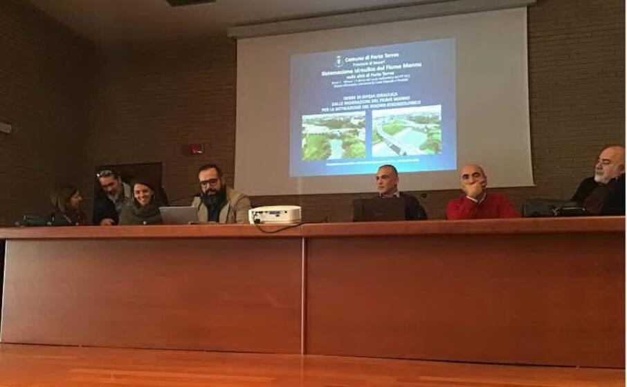 la presentazione del pit fluviale (foto l unione sarda pala)