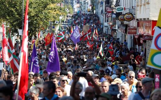 Manifestanti (Ansa)