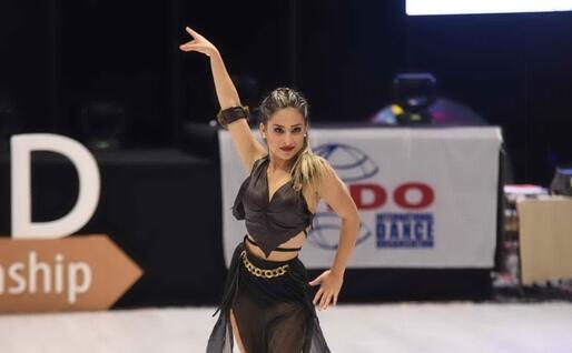 Sarah Tola, ballerina della Numero Uno Sardegna di Porto Torres (foto Vanna Chessa)