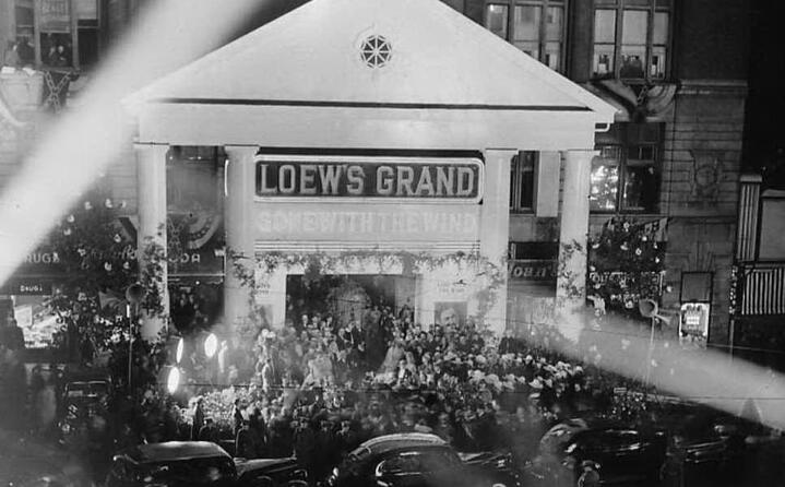 il debutto ad atlanta il 15 dicembre 1939