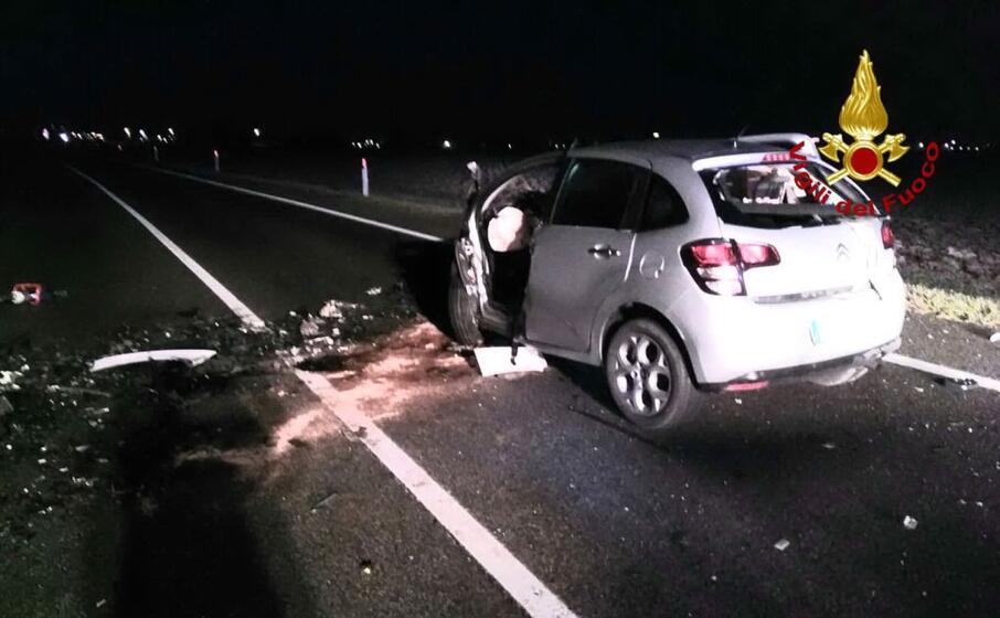 l incidente nel veneziano (ansa vigili del fuoco)