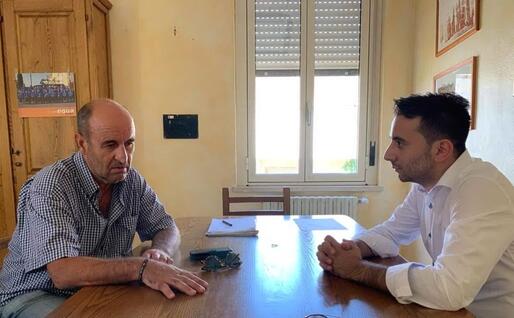 L'incontro tra sindaco e assessore (foto ufficio stampa)