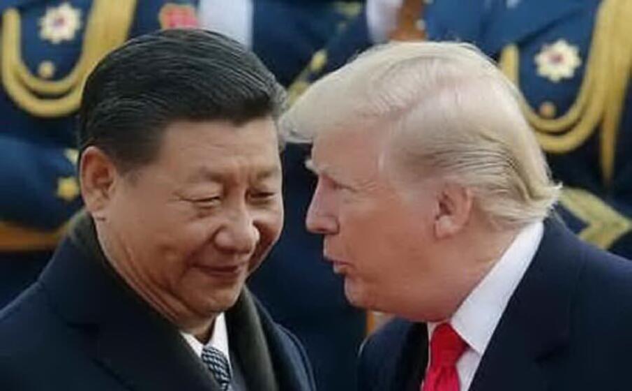 xi jinping e donald trump (archivio l unione sarda)