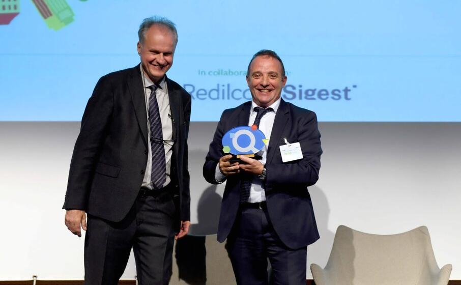 il sindaco di oristano premiato a milano (foto ufficio stampa)