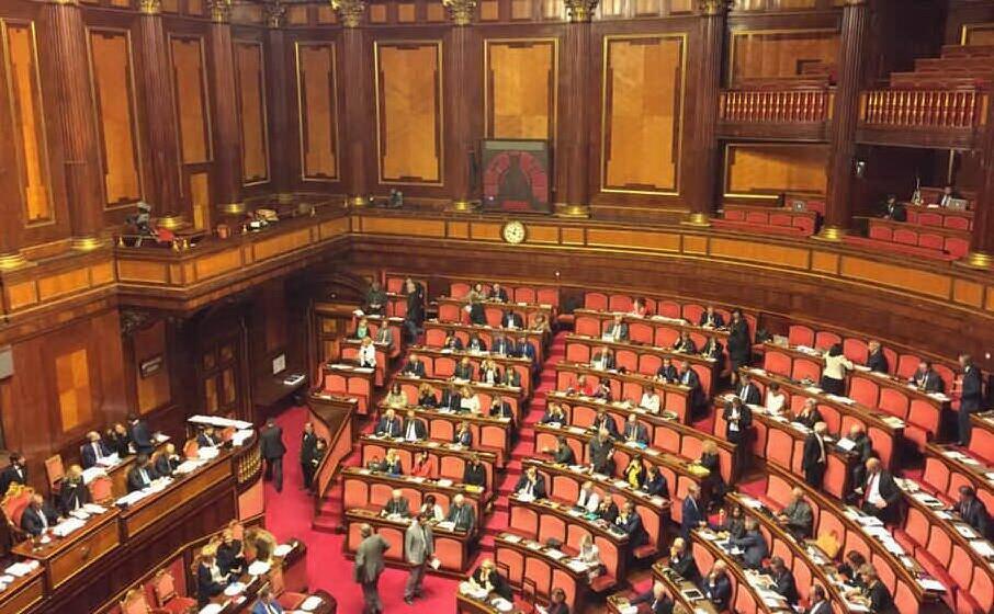 l aula del senato (archivio l unione sarda)