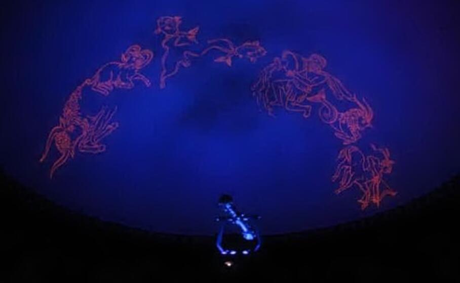un immagine dal planetario (foto planetario)
